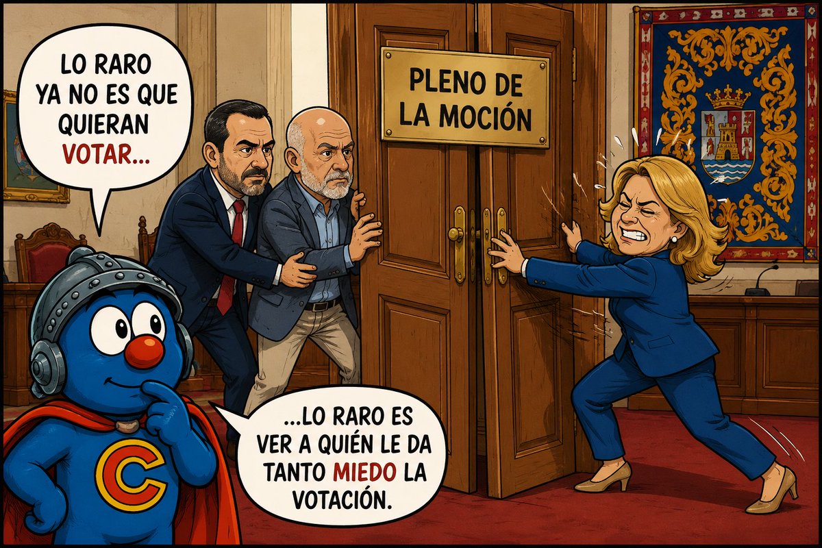 CocoCartagena's tweet photo. 🥥 Amiguitos…

Unos piden que haya debate y votación.

Otros llevan semanas intentando que no la haya.

Y cuanto más se acerca el día, más nervios aparecen.

Si tan claro está el resultado… ¿por qué tanto miedo a abrir la puerta del Pleno?

#SuperCocoCartagena https://t.co/lKRAN0TFff