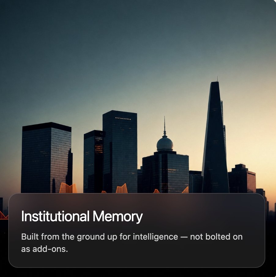 eldjee5's tweet photo. In banking, knowledge often leaves when the employee does. 

That’s institutional amnesia and it costs banks millions in lost context, manual re-work, and repetitive mistakes.  

At Kemba AI Brain, we’re turning that tribal knowledge into Institutional Memory.

We aren't just building a chatbot; we're building an Agentic Brain that connects to your core systems, maps your historical decisions, and makes that expertise accessible across the organization 24/7.

From instant regulatory mapping to cross-system workflow orchestration, we help banks remember what they’ve learned so they can move faster.

Stop losing your edge every time someone hits the exit. Build the infrastructure that actually remembers. https://t.co/j3mW6qsn8g backed by @fdotinc