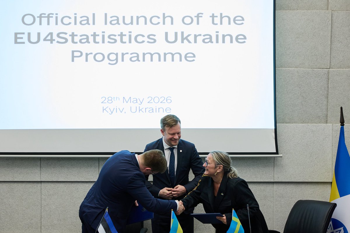 SwedeninUA's tweet photo. Ми обожнюємо статистику 📊

Статистика відіграє ключову роль у процесі євроінтеграції і, наприклад, дозволяє нам відстежувати просування України на шляху до ЄС 🇺🇦🇪🇺

28 травня ми розпочали нову співпрацю з нашими українськими та естонськими колегами та делегацією ЄС 🤝 🇺🇦🇸🇪🇪🇪🇪🇺 https://t.co/t8MY3JaEOE