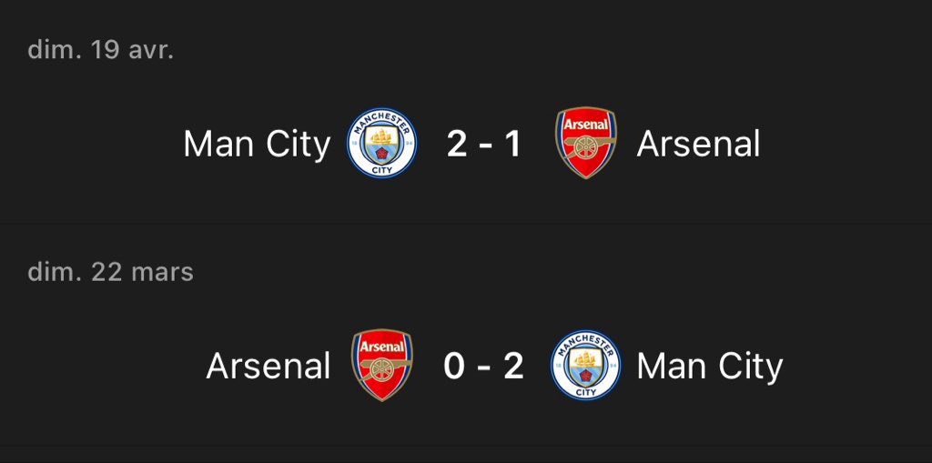 fodexx_'s tweet photo. On a trop banalisé que Manchester City a battu deux fois Arsenal cette saison https://t.co/aagAcHfetw