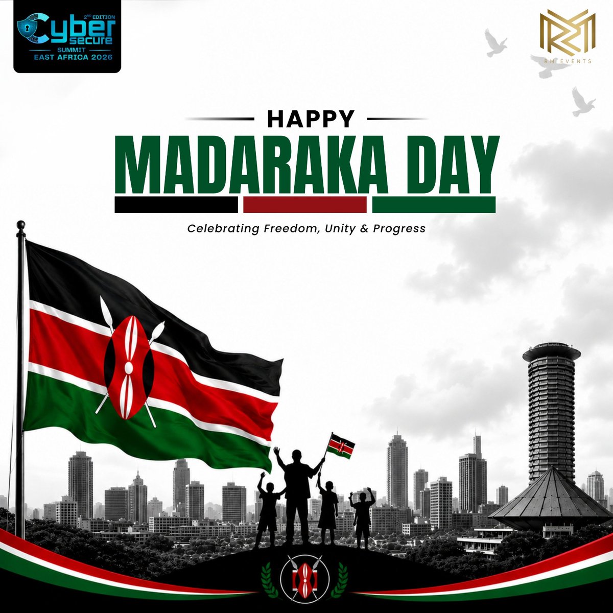 CyberSecureSum's tweet photo. Happy Madaraka Day!
Today, we celebrate Kenya’s journey of freedom, unity, and progress.
Wishing everyone a meaningful and proud Madaraka Day.
#MadarakaDay #Kenya #CyberSecureKenya #CyberSecurity #EastAfrica #DigitalTransformation https://t.co/ZV1lhqaI0z