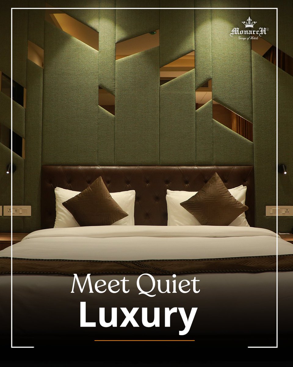 hotels_monarch's tweet photo. Some experiences don’t need to be loud to leave a lasting impression.✨

At MGOH, quiet luxury is found in thoughtful details, timeless design, and moments of effortless comfort.

#Stay #LuxuryRooms #Rooms #HotelRoom #LuxuryStay https://t.co/fU2MUz5D6w
