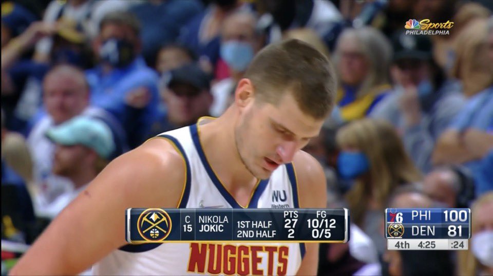 BasseyMuse's tweet photo. Jokic is TERRIFIED of Charles “Basketball” Bassey https://t.co/enqhNISbul
