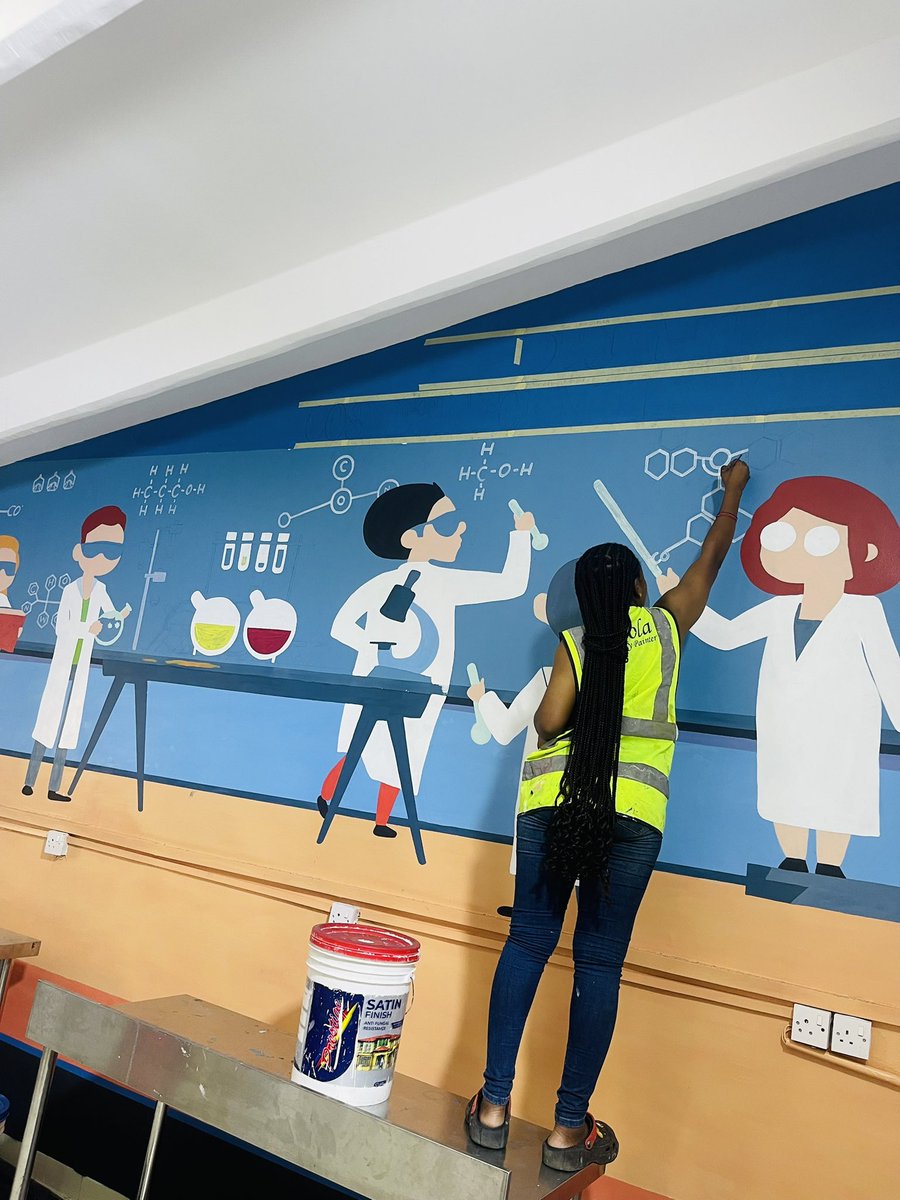 BasheerBisola's tweet photo. Bringing color, energy, and inspiration into a space dedicated to discovery. I loved transforming this laboratory into a visual experience where logic meets imagination.

What do you think of the final result? 

Happy new month BlackBerry Obasanjo Tiwa savage Heavenly Father https://t.co/JefR6e8ZGZ