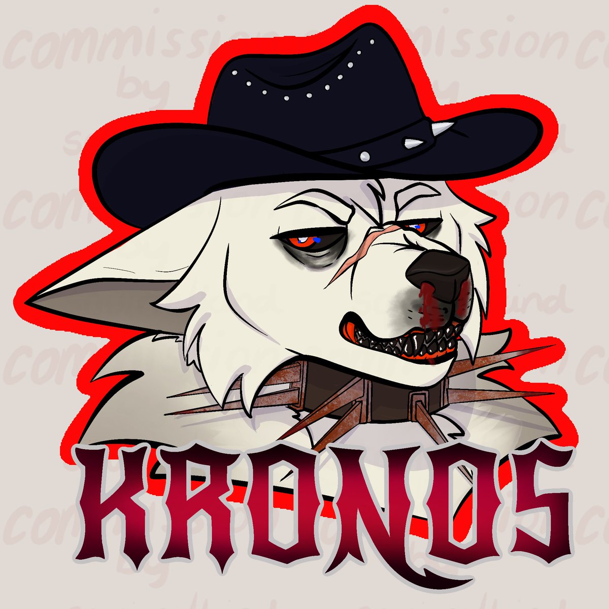squirrelkind's tweet photo. Badge comms for Kronos on discord #furryart https://t.co/bR7DccOjD3