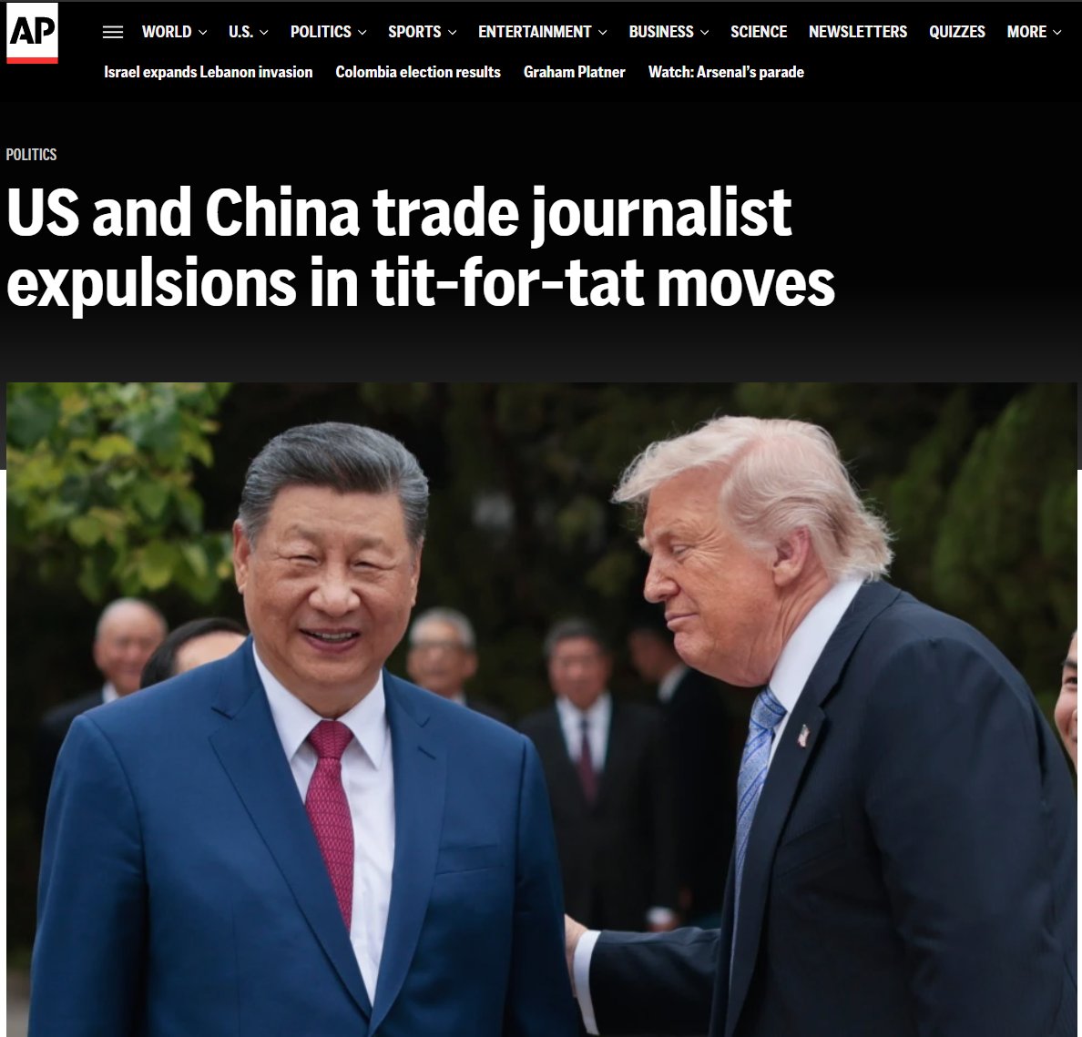 loong_of's tweet photo. The Associated Press and other Western media outlets seem unwilling to tell the truth—why was this New York Times reporter expelled from China? How many times has a New York Times reporter been expelled for the same misconduct? Why haven't other journalists been expelled? Is this related to so-called press freedom and authoritarian rule in China? Stop spreading rumors and deceiving people.

A reporter stationed in China is not a diplomat and has no judicial immunity. She must abide by the laws of the country she is stationed in, including the Anti-Secession Law applicable to maintaining national unity. This reporter, acting on instructions from senior New York Times officials, has long provided a platform for the Taiwan authorities to spread the fallacy of "Taiwan independence," openly referring to Taiwan as a "country," seriously violating the one-China principle and the three Sino-US joint communiqués, sending a seriously wrong signal to the "Taiwan independence" separatist forces. Secondly, there is a record of fraudulent reporting: this reporter has a confirmed record of fraudulent reporting during her resident period in China, violating the "Regulations on Foreign Resident News Agencies and Foreign Journalists." I believe China has exercised considerable restraint, only deporting the Chinese citizen rather than detaining them.

If this were in the United States or other countries, would a Chinese journalist who has long advocated for reporting on separatist ideas and colluded with separatist forces simply be deported? Don't forget, in the United States, journalists and ordinary citizens have been arrested for protesting the Zionist genocide, for their just and truthful actions.

This isn't the first time. Do you remember Yuan Li, the columnist for *The New York Times*? In 2015, Yuan Li joined *The New York Times* as a columnist and became based in Hong Kong. Afterward, she launched a series of targeted and planned smear campaigns against Hong Kong and mainland China, fabricating a large amount of false information. In 2022, she was also deported.