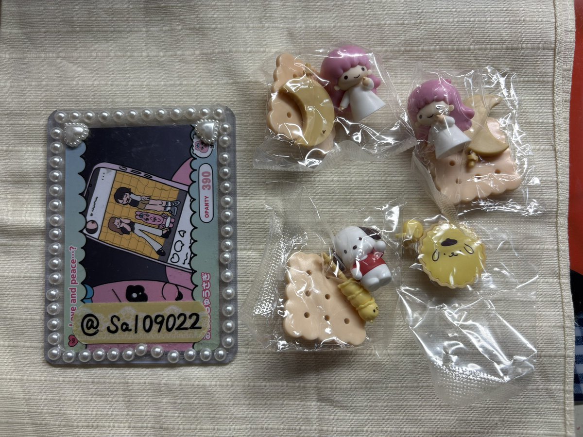 sal09022's tweet photo. 𓊆 交換𓊇
チョコサプ サンリオキャラクターズ
譲:ポチャッコ、ララ、シークレット

求:タキシードサム、キティ＞キキ、ポムポムプリン

郵送にての交換希望です。お気軽にお声掛け下さい。 https://t.co/p4lgPX8kx3