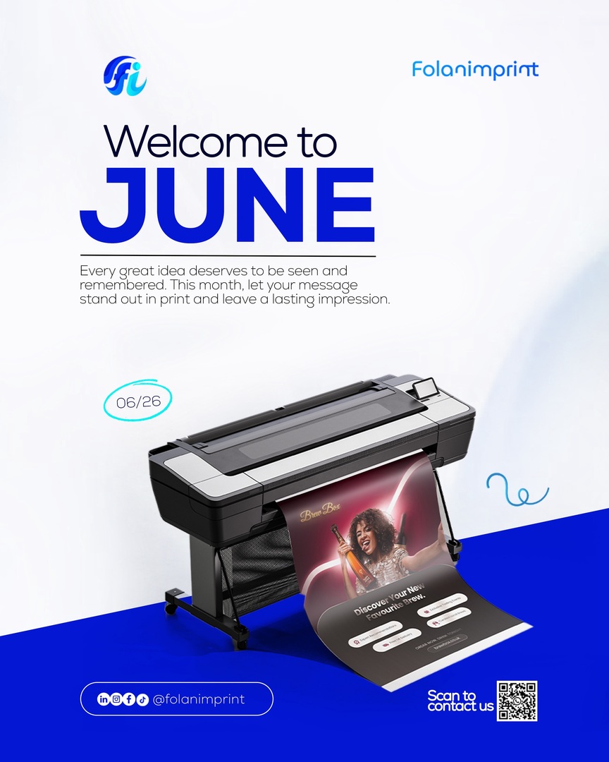 folanimprint's tweet photo. New month, new opportunities to make brands impossible to ignore.
At Folanimprint, we don’t just print — we help you show up with presence.

#newmonth #folanimprint #printing https://t.co/ub1JgMn157 https://t.co/kq1RvJLqEG