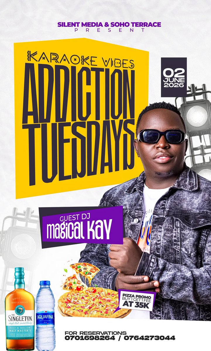 fineboy2024's tweet photo. Ladies and gentlemen Dj Magical Kay will be playing at Soho Terrace for the first time in town 
In #AddictionTuesday better come through this 2nd  June
#stopsmoking https://t.co/PA5ijJEklI