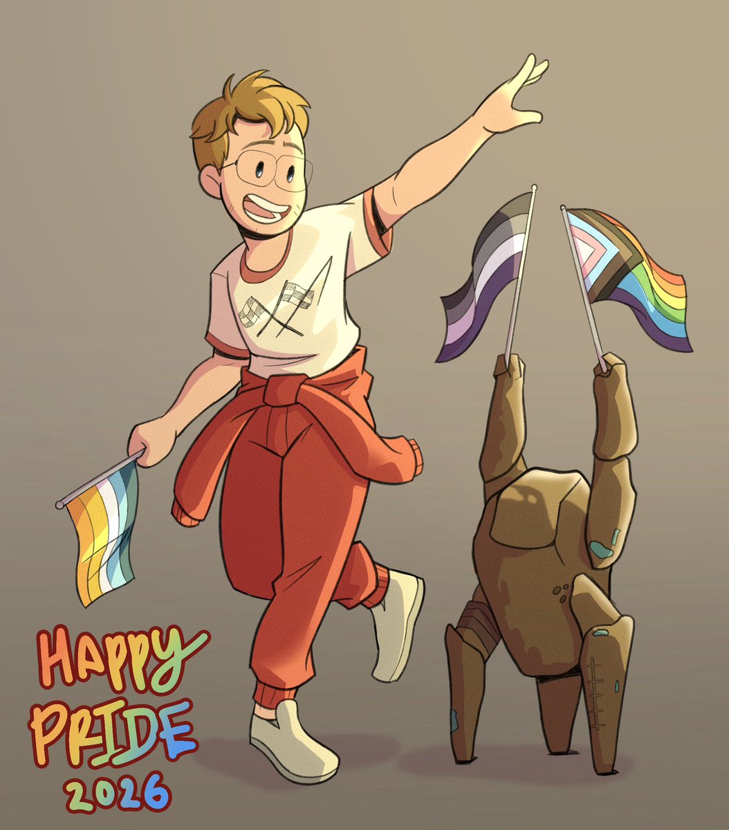 McDuckyArt's tweet photo. Happy Pride! Grace puts the aroace in aerospace🏳️‍🌈
#pride #projecthailmary https://t.co/KBRaFajg9J