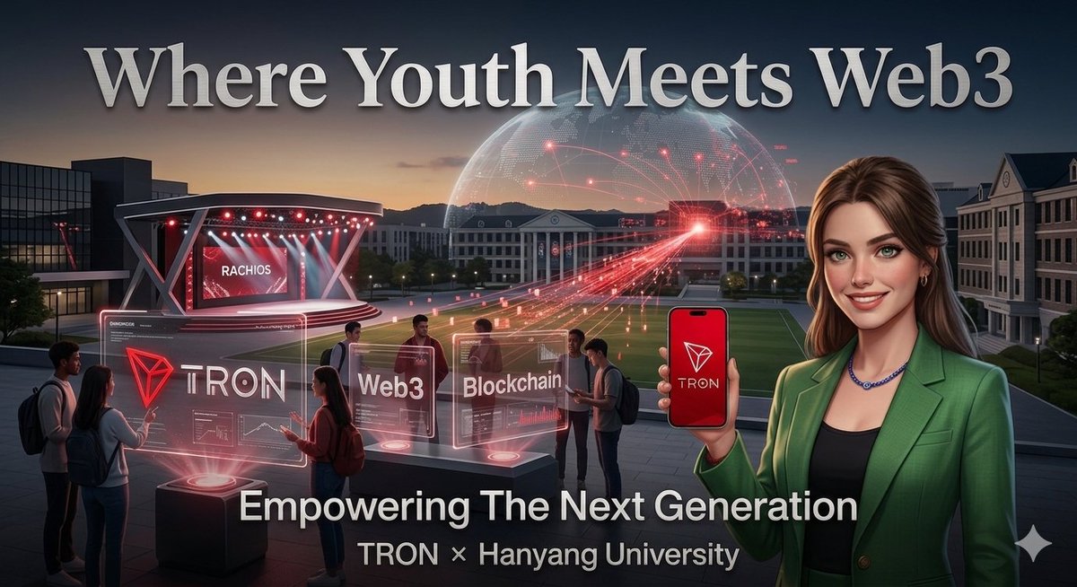 to_l_y's tweet photo. عندما تصل #TRON إلى الجامعات فالأمر أكبر من مجرد فعالية
إنه استثمار في العقول التي ستقود مستقبل #Web3
من الحرم الجامعي إلى البلوكشين،ومن الأفكار إلى الابتكار الحقيقي،يتشكل جيل جديد يفهم التكنولوجيا ويصنعها.
هكذا يبدأ التبني الحقيقي..وهكذا يُبنى المستقبل🚀
#Blockchain #Crypto #TRX https://t.co/vpzCmEE0g0