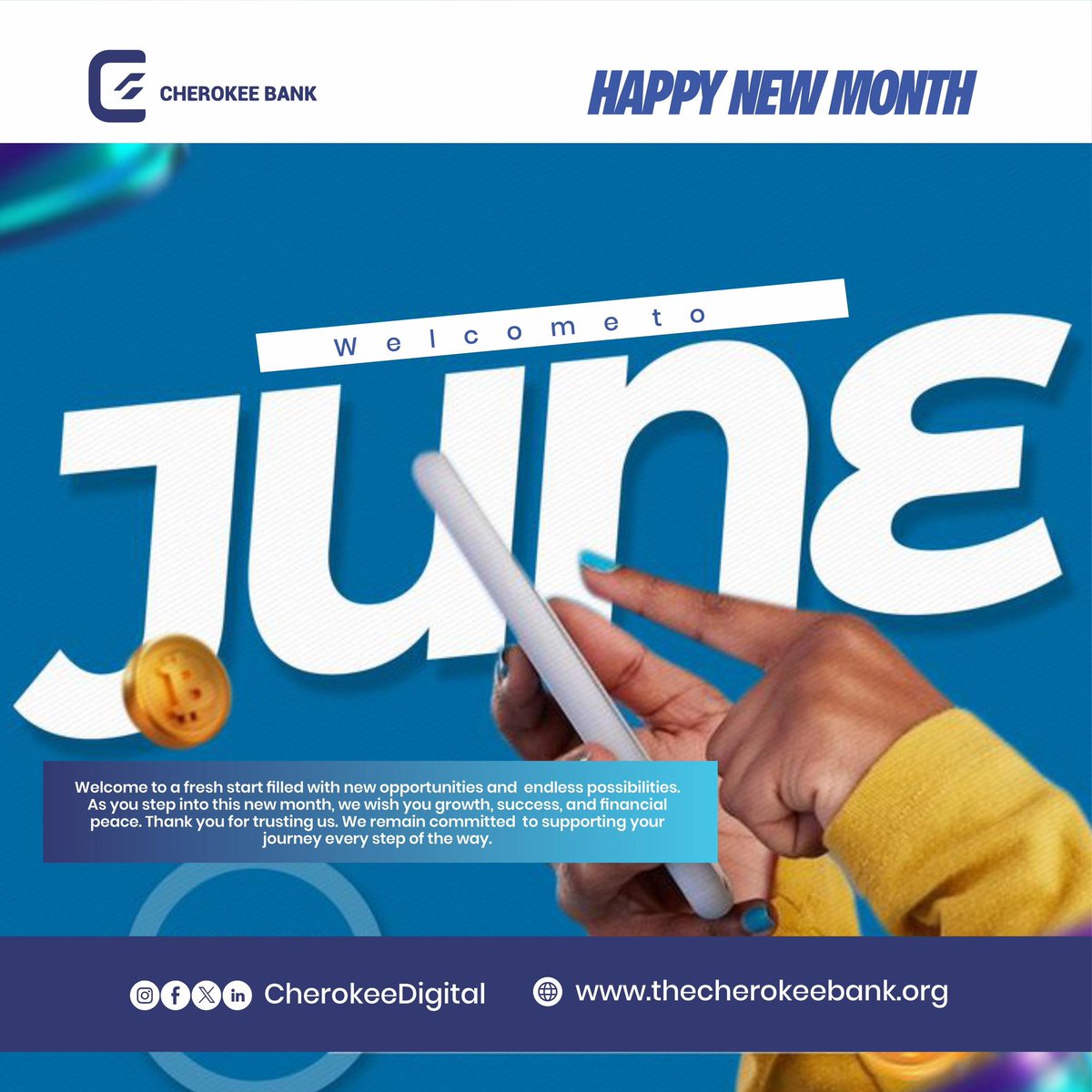 Cherokeedigital's tweet photo. Happy New Month https://t.co/3adMY2MPvC