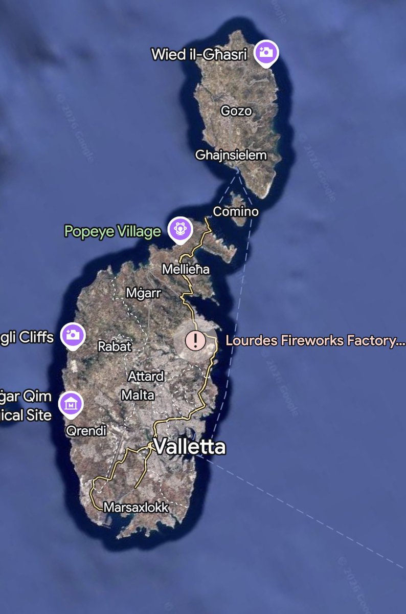 crownintelgroup's tweet photo. 🇲🇹 MALTA SAFETY UPDATE: 

A powerful explosion at the Lourdes Fireworks Factory in Salina on Monday morning sent thick smoke over the area and damaged nearby properties, with two farmers and a food courier lightly injured and four cows killed in the blast.

The incident raises fresh concerns over industrial safety and local emergency preparedness, as facilities holding incendiary and lightly flammable items, can pose serious risks to nearby residents and infrastructure when accidents trigger secondary fires and flying debris.