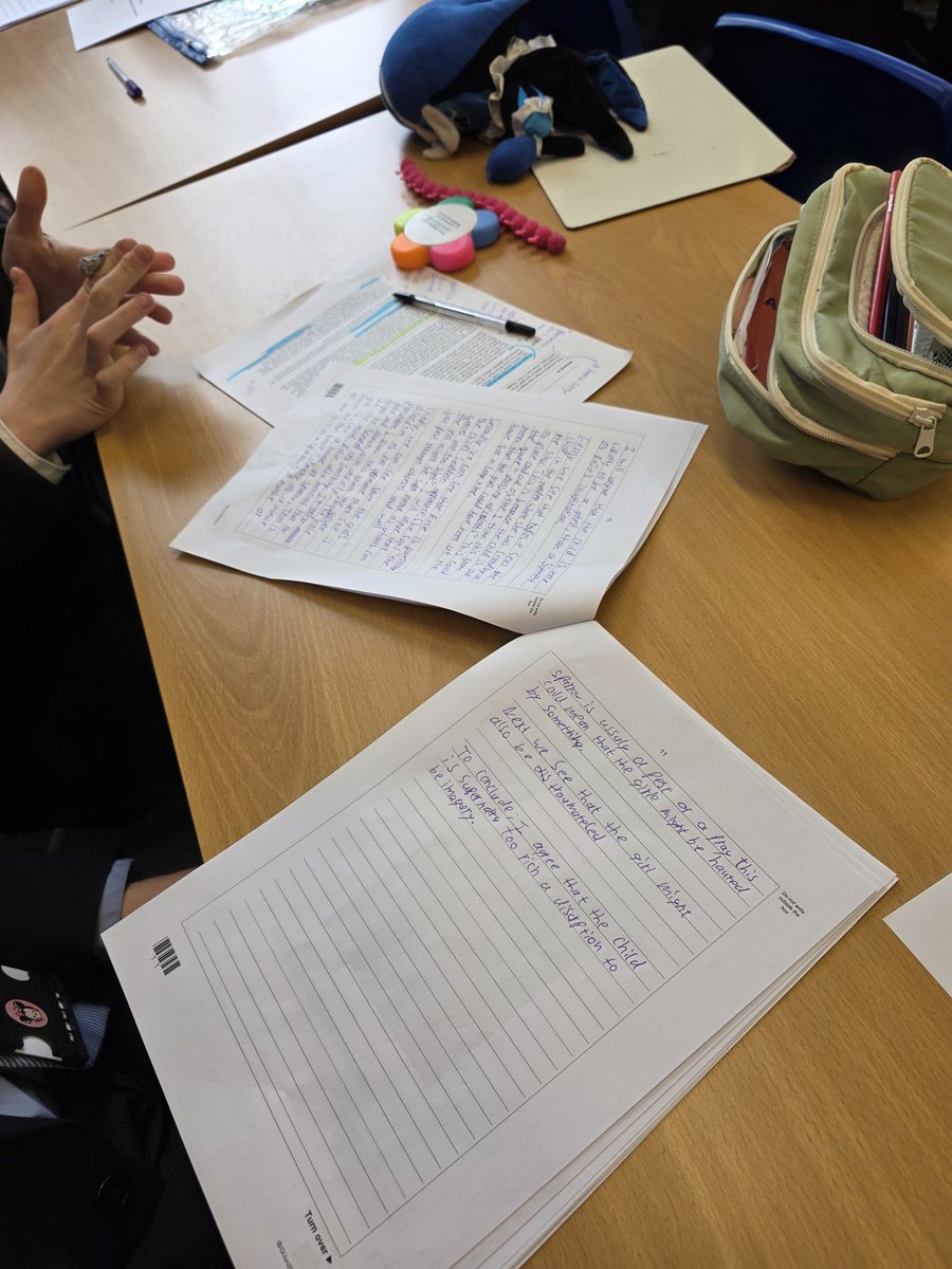 Ninestiles's tweet photo. Nailing Metacognitive Approaches 🎯  
Our Resource Base learners have been practising all five English Language questions and working closely with their adult allies to get ready for tomorrow’s paper. 
Proud of their focus and determination! ✍️ 🤝 🌟
#ninestilesanacademy https://t.co/UI12UijUru