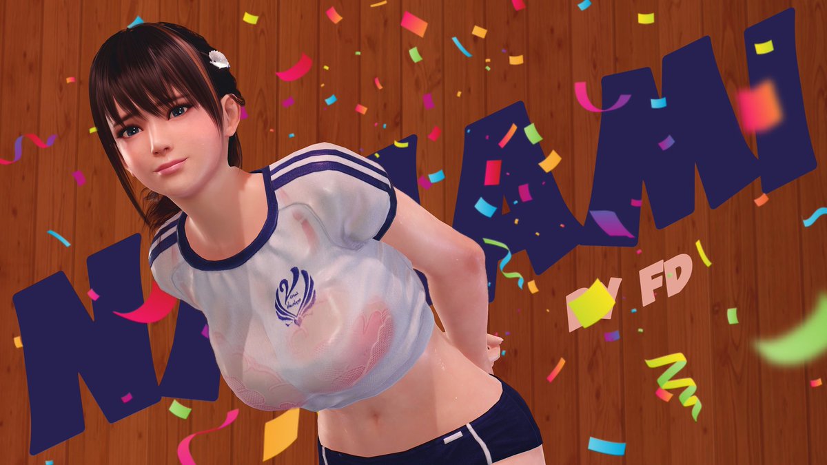 ffddgdgd's tweet photo. 运动中～&amp;娜娜米
#DOAXVV https://t.co/ANUJpa8P8O
