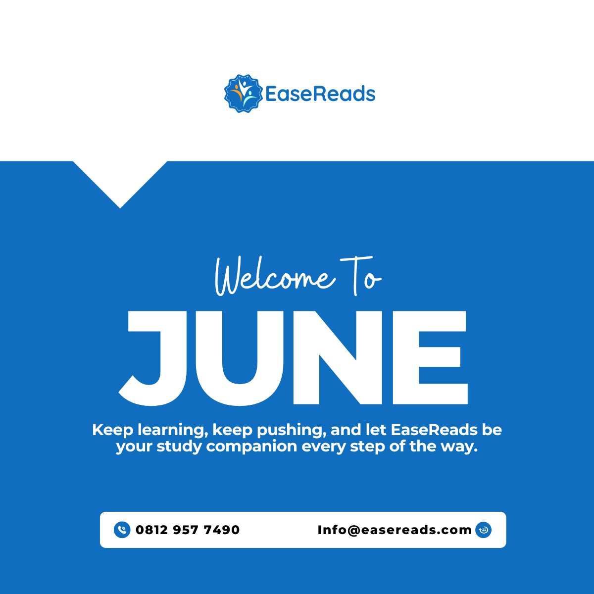 EaseReads14's tweet photo. 🎉 Welcome to June!

A fresh month, a fresh start, and another chance to get closer to your academic goals. Stay focused, stay motivated, and let EaseReads guide your success journey. 📚✨ #easereads #welcomejune #jupeb https://t.co/H40CLBnD4c