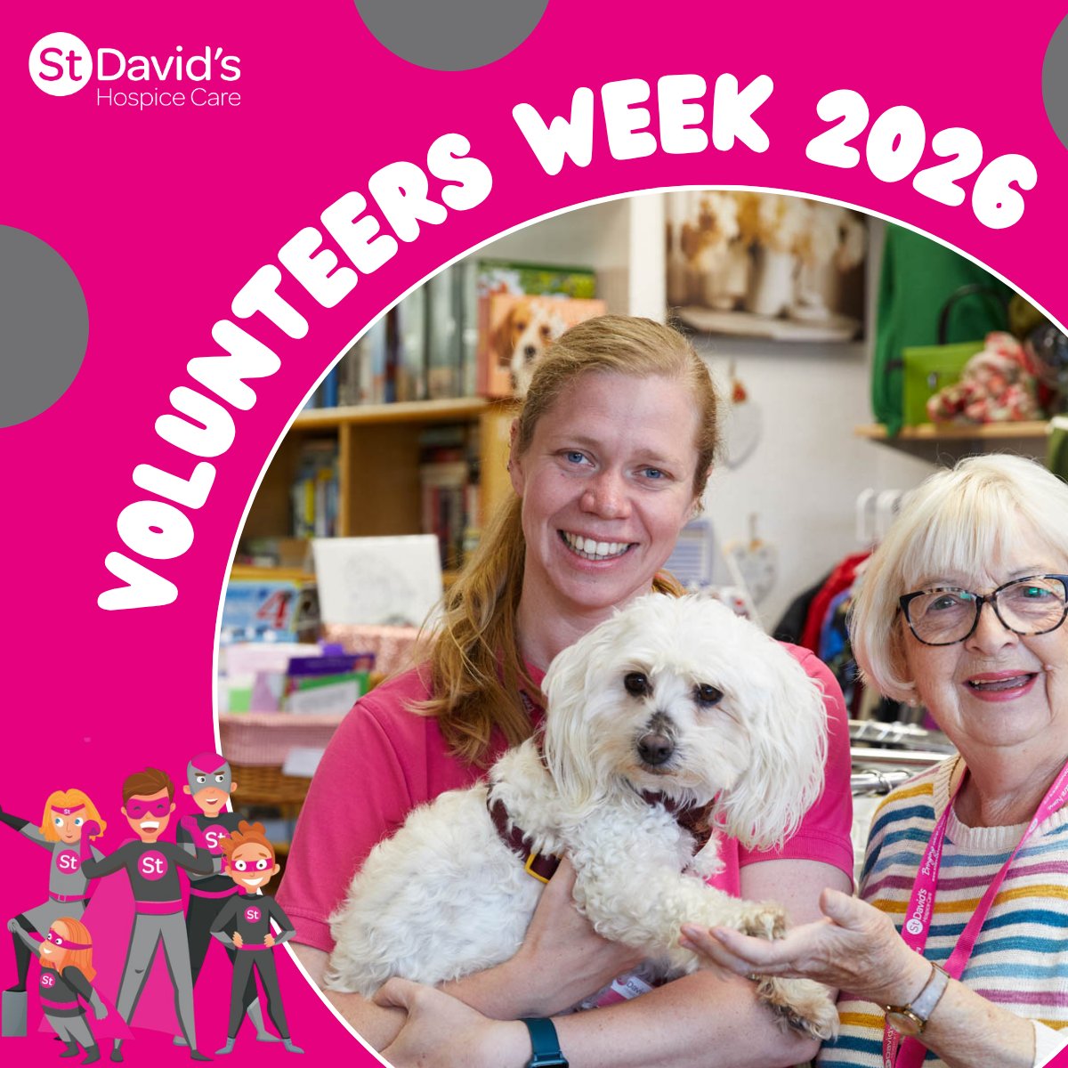 SDFHC's tweet photo. 💛 Volunteers Week 2026 💛

Throughout the Hospice from our Shops, Head Office, Events &amp; beyond, every Volunteer makes a truly meaningful difference  👏

To kick off Volunteers Week we wanted to share the most important message of all - Thank You. We couldn't do it without you 🥰 https://t.co/Khk0VP7nLo