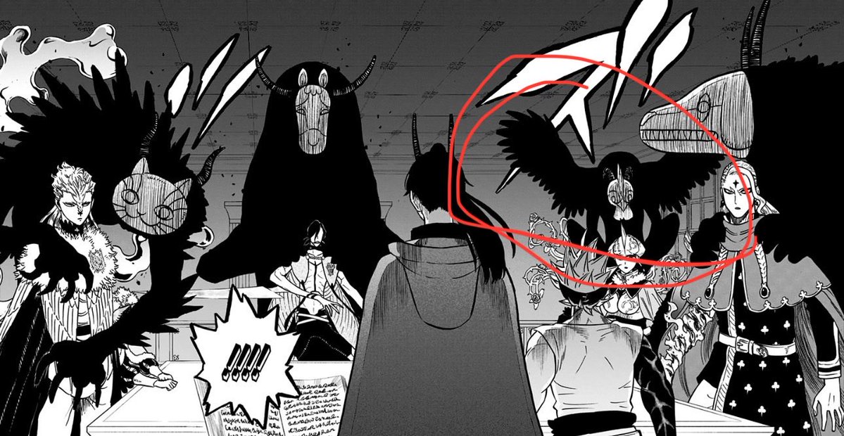 AstaNovachronos's tweet photo. Mid ranking Devils don’t have wings unless there animalistic feature is a bird;
An example is among Nacht’s four devils, only one(Walgner) have wings(bird wings) because it’s animalistic feature is a bird https://t.co/M2PrrPUiuN