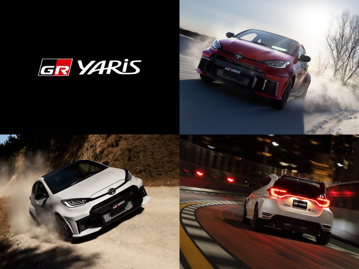TOYOTA_GR's tweet photo. ／／／
モータースポーツから生まれ、進化し続けるGRヤリス
＼＼＼

#ラリージャパン で活躍したGR YARIS Rally1は市販モデルのGRヤリスをベースにWRCでの実戦経験を活かして開発されました。
その市販モデルのGRヤリスは "WRCで勝つためのクルマ" として「モータースポーツを起点としたもっといいクルマづくり」を通して生まれたGRの象徴となるモデル。

そんなGRヤリスは登場後も着実に進化を重ねています。

1️⃣24式 (2024年発表モデル) 以降、出力・トルクを向上
2️⃣26式で初採用となったモータースポーツでの操縦性を上げるGRステアリング

これらの進化はほんの一部でしかありません。
WRCで勝つために生まれたGRヤリスは、今なおラリーを中心としたモータースポーツの世界で得られた知見から、進化を続けています。

GRヤリスの進化について詳しくは
➡️ https://t.co/6tg4OVwvbV

#GRヤリス