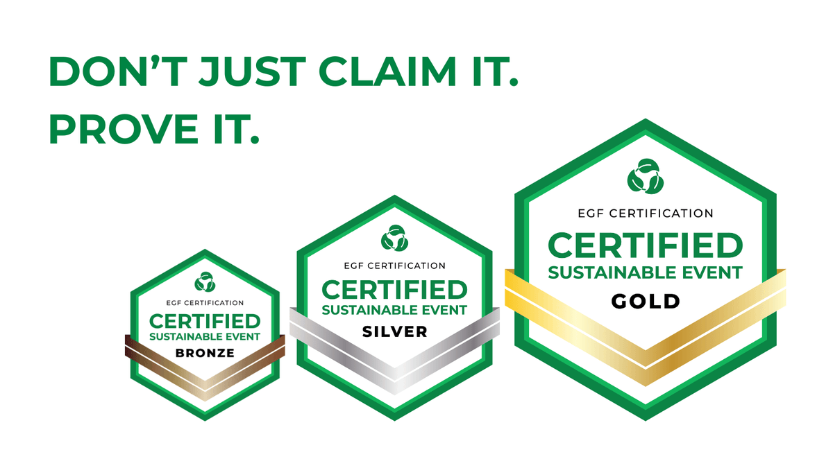EventGreening's tweet photo. Many #EventProfs are already running #SustainableEvents. 

The challenge is how to credibly share these results. 

That’s where EGF Certification comes in.

🥇🥈🥉 A clear framework. Independently assessed. Aligned with best practice.

👉  https://t.co/GbS5HjWO1F

#EventGreening https://t.co/2JNXensDxh