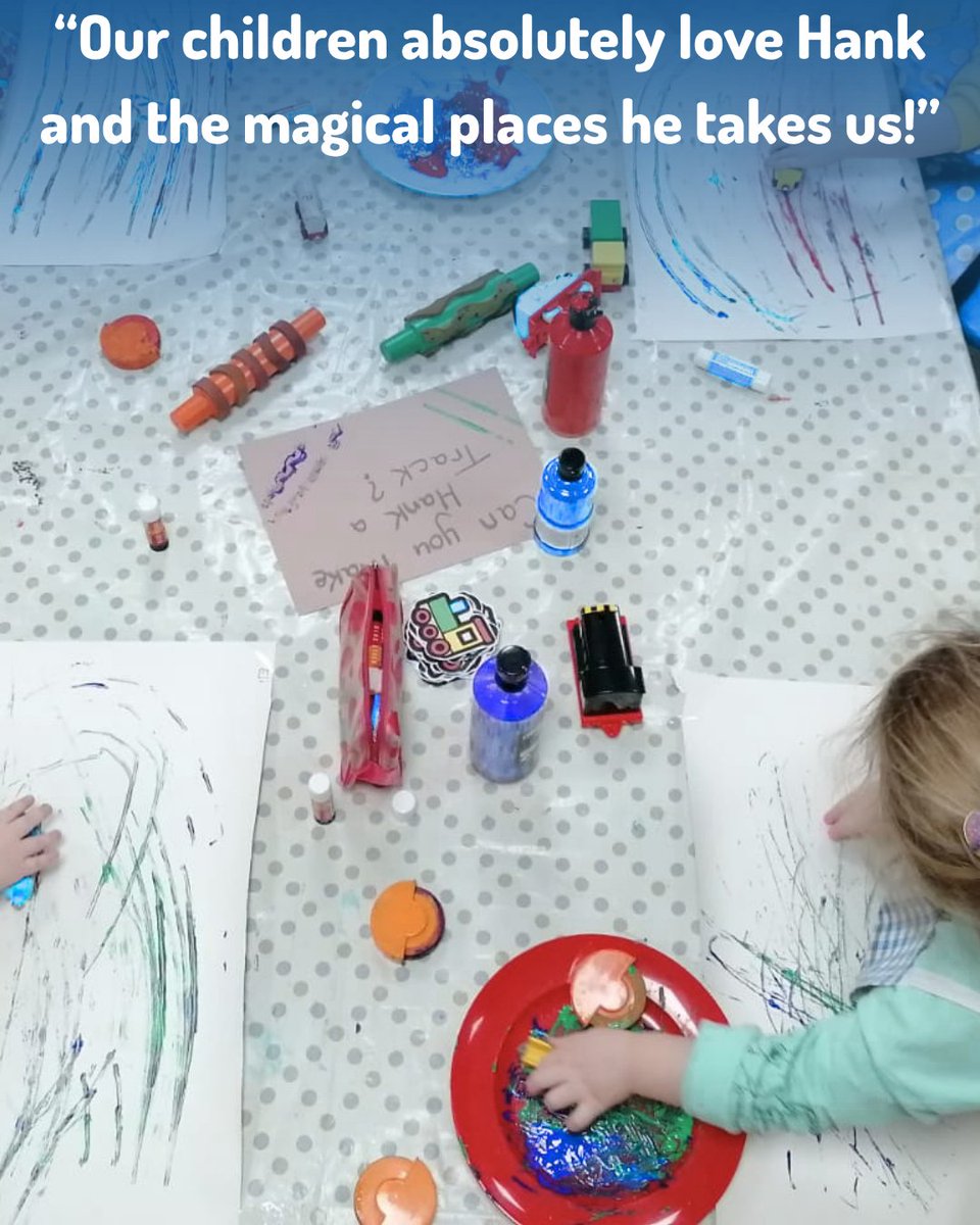 LittleMagicTrn's tweet photo. ✨ MAGIC TRAIN MONDAY ✨

To all our amazing early years educators... thank you. 💛

We love seeing how children continue their Little Magic Train adventures through messy play, craft, creativity, imagination, and child-led exploration. #EarlyYears #EYFS #SEND #LittleMagicTrain https://t.co/c3MTu1FDrt