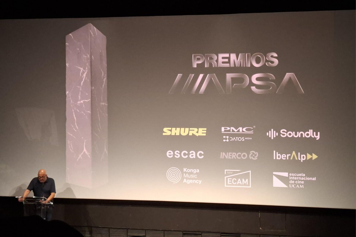 Inerco_'s tweet photo. INERCO estuvo el 23 de mayo en los Premios APSA en la Academia de Cine de Madrid 🎬 como patrocinador colaborador 🤝. Ana Carrasco, Jorge Bajén, Enrique Gómez y Emilio del Saz representaron a INERCO en esta jornada tan especial 👏

#INERCO #APSA #SectorAudiovisual #Networking https://t.co/aqEvuVPsyw