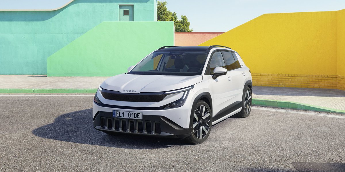 WorldOfCarsIND's tweet photo. 🚘✨ The future of accessible EVs is here.
Meet the all-new Škoda Epiq – bold design, smart tech, and everyday practicality.
⚡ Entry-level EV crossover that makes electric mobility attainable.
#ŠkodaEpiq #ŠkodaEV #ElectricFuture
@skodaautonews
#Skoda https://t.co/gqYQZqQgwD