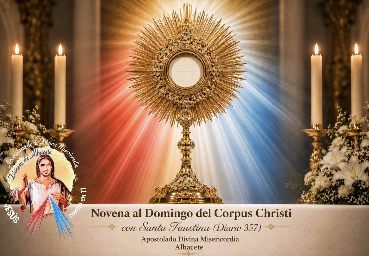 AlbaDivinaMercy's tweet photo. 4️⃣.- Oh Santa Hostia, en la que está encerrado el vínculo de unión entre Dios y nosotros, gracias a la infinita misericordia para nosotros y, especialmente para los pobres pecadores.
👇🏼 https://t.co/tgE11dqIMN