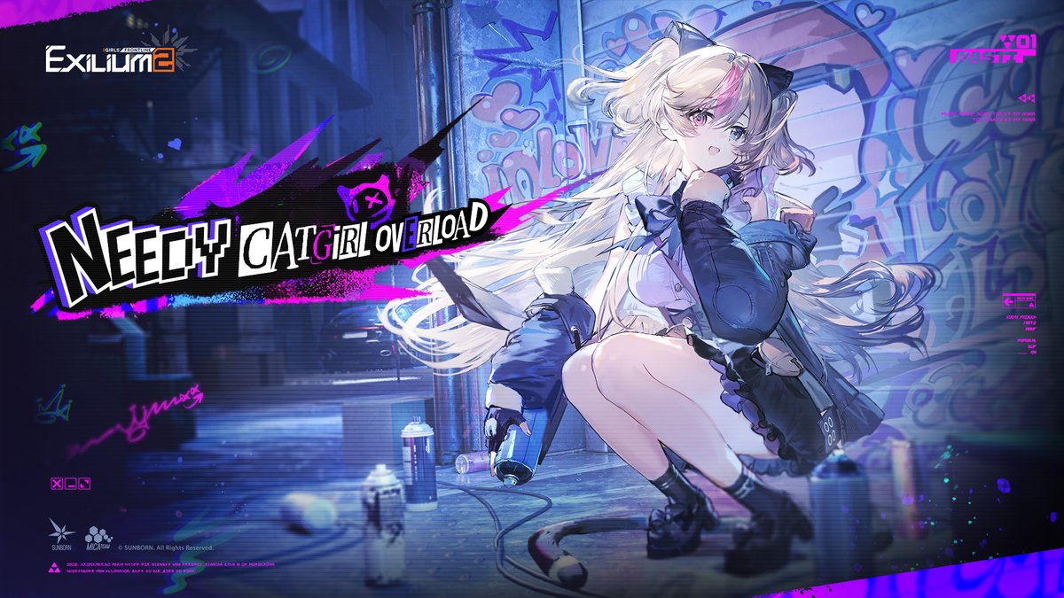 GFL2EXILIUM_EN's tweet photo. The Time-Limited Event [Needy Catgirl Overload] is now open!

Commander can receive generous rewards including [Collapse Pieces], [Targeted Access Permissions], [Basic Info Cores] by participating in event Game Modes.

[Duration] 
Jun 4, 9:00 - Jun 24, 18:59 (UTC-4)

>> Download on mobile and PC: https://t.co/3G02IJcTdO
#GirlsFrontline2Exilium #gfl2exilium