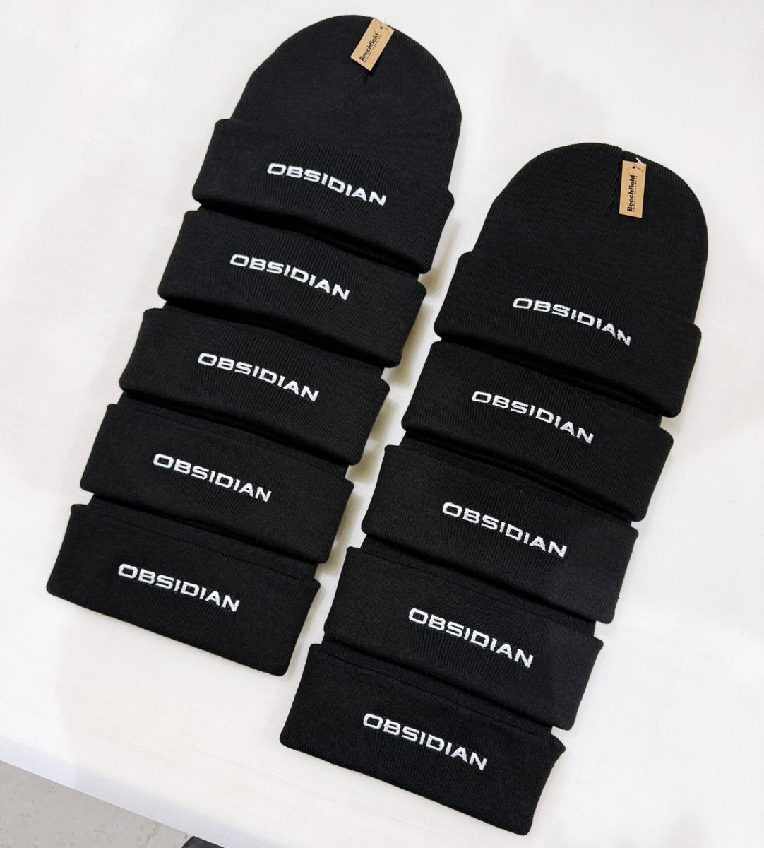 WizardEmb's tweet photo. Fresh off the embroidery machine! 👌

Embroidered cuffed Beanies &amp; Stormtech Boulder Thermal Jackets for Obsidian, complete with our Mix &amp; Match Workwear Bundle, branded on the left chest &amp; rear 🔥
https://t.co/7YeUcDX90w

#wizardembroidery #workwear #uniform #teamwear #branding https://t.co/0eTzttcJ0V
