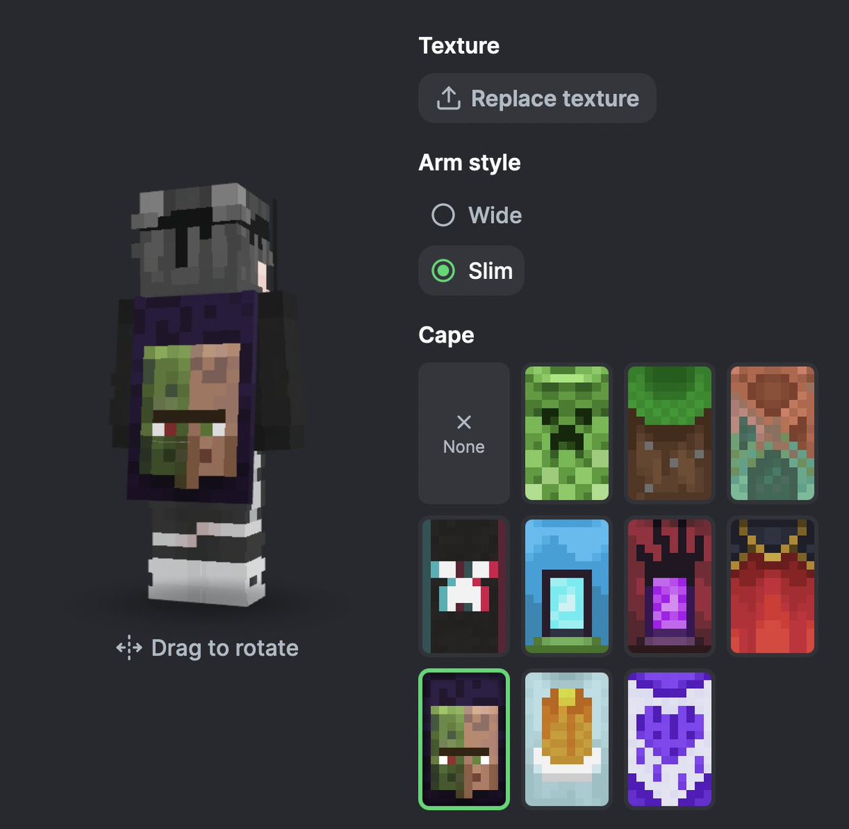 multision's tweet photo. @ixConsole where's my Crafter cape at 👀 https://t.co/kdr3DCusXq
