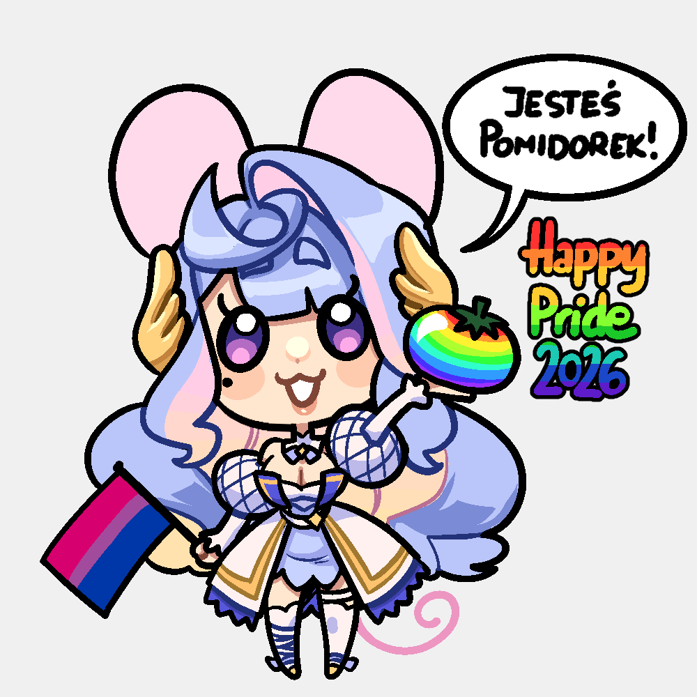 NezumiKumomi's tweet photo. DRODZY MYSZKIETERZY🐭
Z okazji Miesiąca Dumy chcę tylko wszystkim Wam przypomnieć - nie jesteś dziwny, nie jesteś gorszy, nie jesteś zepsuty. 
Jesteście tak samo wartościowi jak każdy inny człowiek, bez względu na to kogo kochacie, co ubieracie albo jakich zaimków używacie. Wasza miłość lub wygląd nie definiują tego czy jesteście lepszym lub gorszym człowiekiem. 
W cieniu wielu ostatnich słów które padały w przestrzeni publicznej, tym bardziej chce żeby każdy z Was o tym pamiętał. Wykorzystajcie ten miesiąc na to, by docenić siebie i najbliższych! 

Buziaki od Waszej Myszeczki 
i dla Pań, i dla Panów 💋