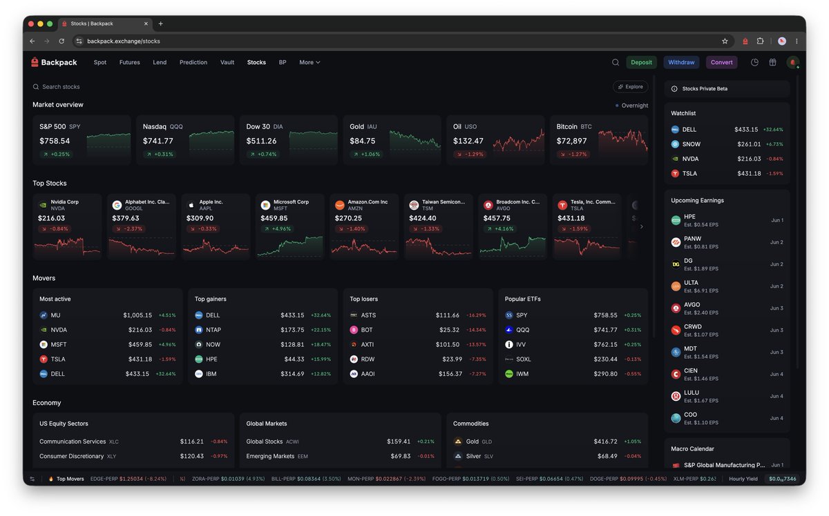Backpack_ES's tweet photo. La beta privada de Stock ya está disponible para todos los usuarios de Backpack VIP. https://t.co/7aMjKjwKzR