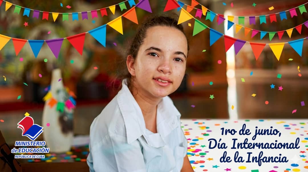CubaMined's tweet photo. 🇨🇺 En el Día Internacional de la Infancia, @CubaMined reafirma su compromiso con los derechos de todas las niñas, niños y adolescentes del país. Su derecho a la educación, la salud, la protección y la participación constituye una prioridad de la política educacional cubana. https://t.co/GNJ2HqrLNl