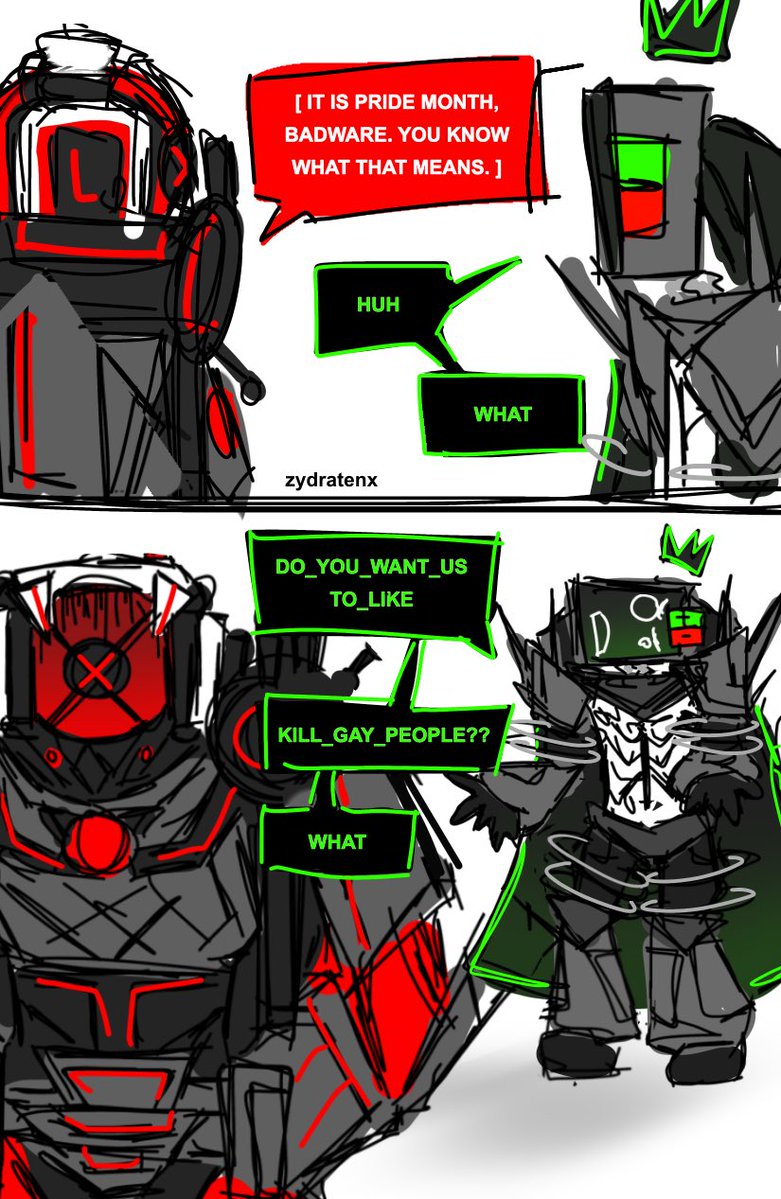 Zydratenx's tweet photo. it is pride month, badware #dieofdeath https://t.co/pEwCU4cnGc