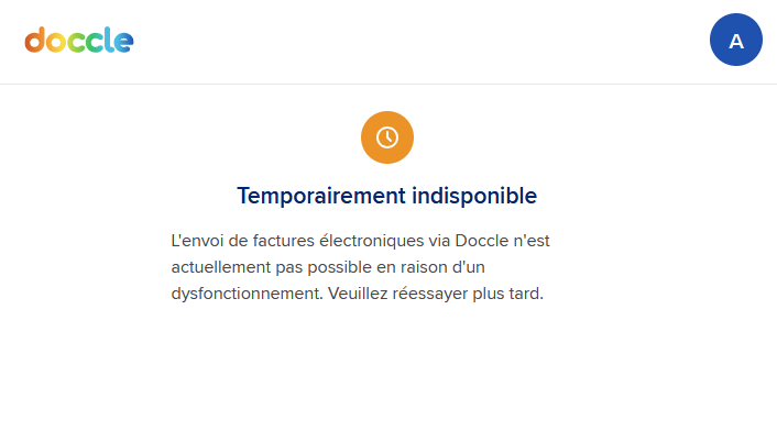 cumuleo's tweet photo. Les joies de la facturation électronique via le monopole #peppol

Comme l’État belge, aux ordres de la Commission européenne, a dépossédé les entrepreneurs de la possibilité d'éditer leurs factures B2B et que ce même État nous oblige à passer par des prestataires externes, nous sommes dépendant des incidents techniques de ces prestataires pour une chose aussi simple et basique que l'envoi de nos factures.

Et qui dit pas de factures envoyées ... dit pas de payements.