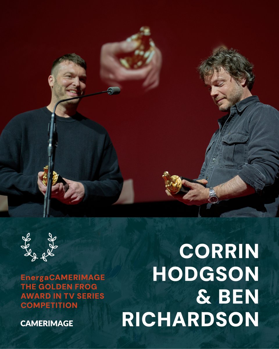 CamerimageFest's tweet photo. Grand Prix TV Series Competition - Golden Frog went to cinematographers CORRIN HODGSON &amp; BEN RICHARDSON for 1923: A Dream and a Memory, directed by BEN RICHARDSON. https://t.co/ODgM6Oymqu