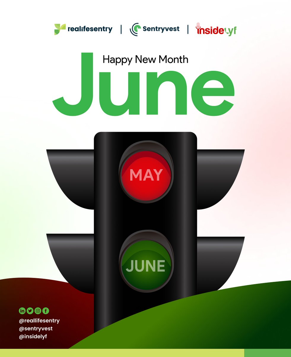 sentryvest's tweet photo. 🌿 New month. New opportunities. New possibilities.

As May turns red and June turns green, may your efforts produce results, your goals gain momentum and your journey be filled with growth.

Happy New Month! 💚

#HappyNewMonth #June #Growth #SentryGroup https://t.co/uCVoR4Van9