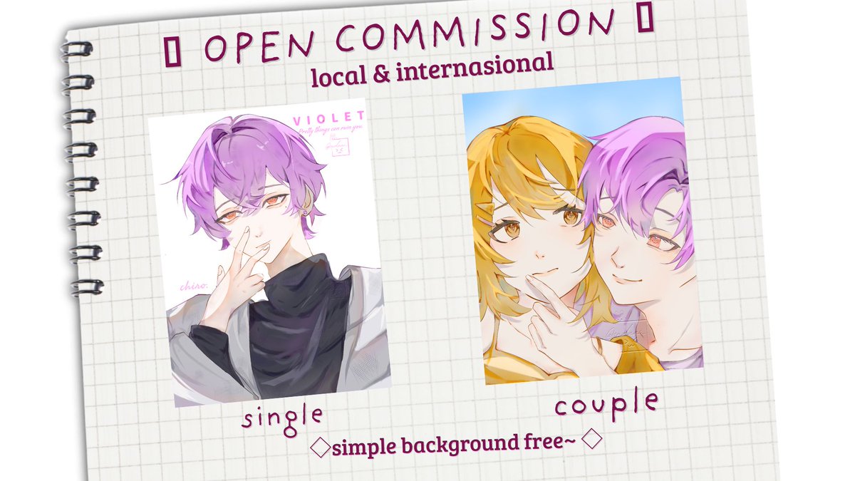 seishironda31_'s tweet photo. OPEN COMMISSION ART ✨️
[ RT &amp; LIKE are very appreciated ]

for the 2 fastest slots 15% discount 
vgen : https://t.co/3bkjcxfeP1
 DM for commission ❤️
#ArtCommission #OpenCommission
#Artist #ArtCommissionIdn #ChibiCommission https://t.co/okXU0VaL8p