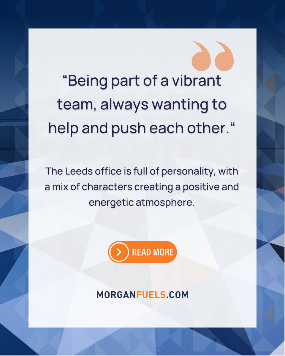 MorganFuelCard's tweet photo. It’s the people behind the scenes who keep everything moving 🚛

Meet Mark Eastham 👇
From Sales Rep to Team Leader in Leeds, his journey is powered by teamwork &amp; progression—and he’s supporting the RNLI this March too!

👉 https://t.co/r4w9gjy2Kh

#FuelledByPeople #TeamMorgan https://t.co/NefJ9BQKOo