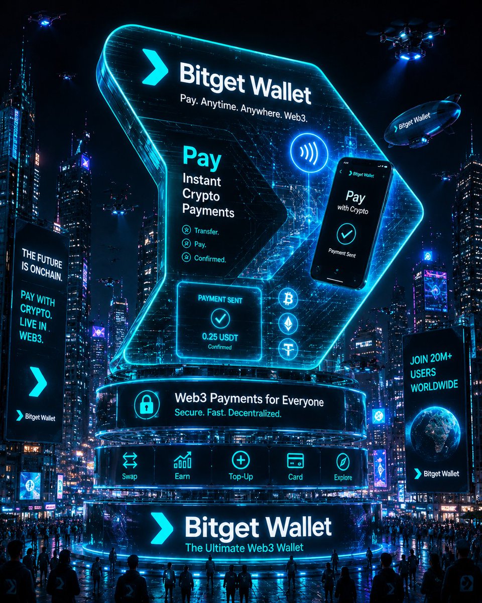Rahma_AI's tweet photo. @BitgetWalletAF 💳 Pay is my favorite feature on @BitgetWallet

Fast, secure, and borderless crypto payments with just a few taps. No banks, no delays just seamless Web3 transactions anytime, anywhere. 🚀

This is the future of payments. 🌍⚡

@john322226 @NuelCreates

#BGWCreators https://t.co/v7HVScxpx1
