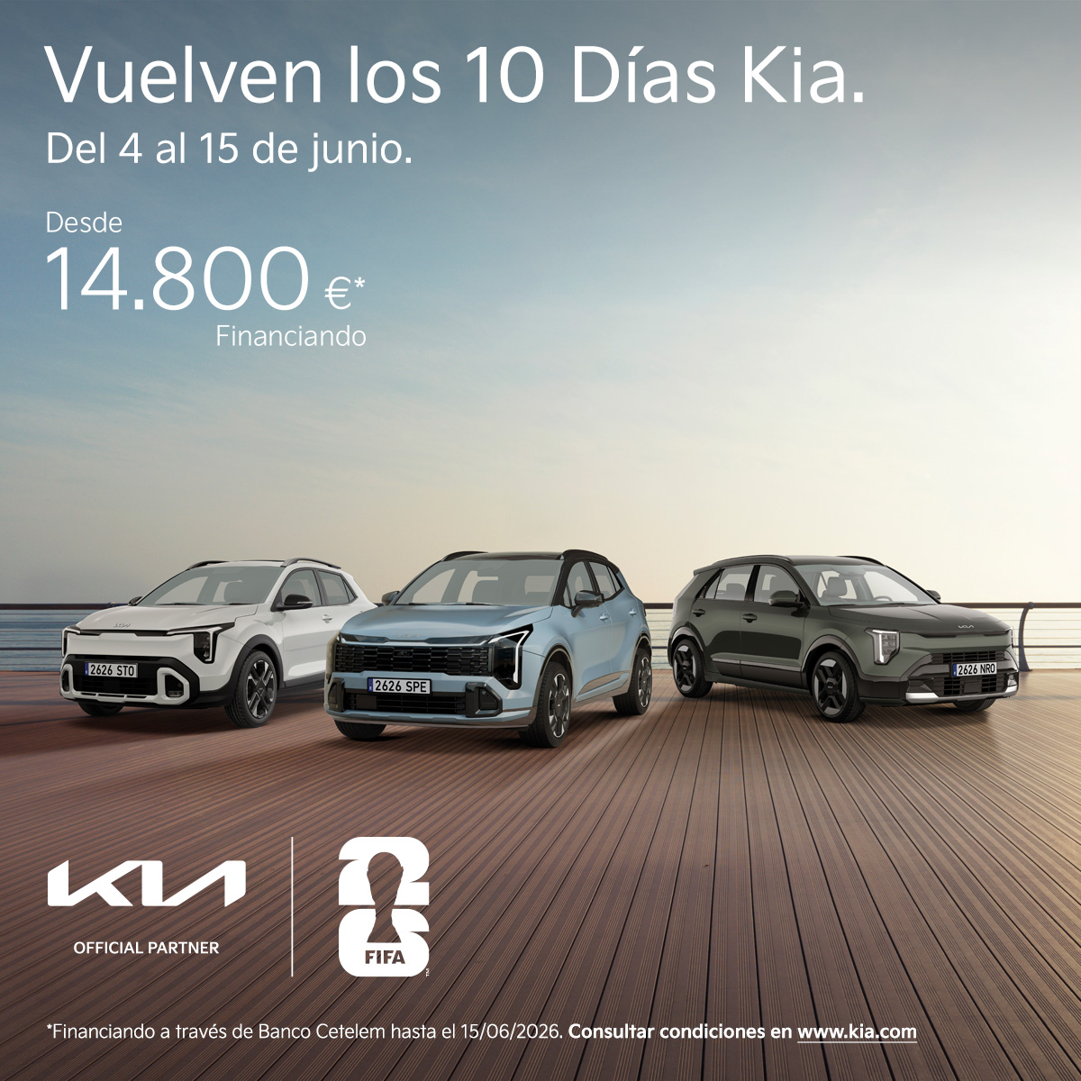 VALLOLIDMOTORSL's tweet photo. Del 4 al 15 de junio, tienes una oportunidad única para estrenar tu nuevo Kia con condiciones especiales y precios que no estarán disponibles el resto del año.

📍 Vallolid Motor Avda. de Burgos, 27 47009 Valladolid https://t.co/FLjOwf7CGE