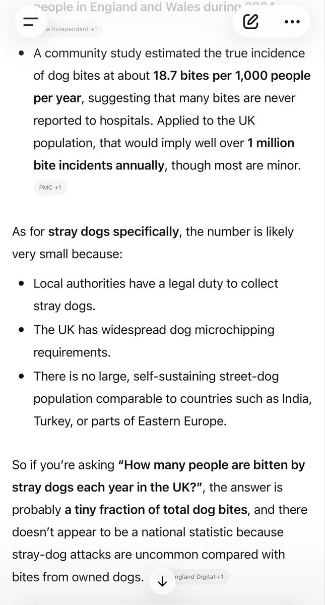 pasreech's tweet photo. @anupandeyhotma1 @PMOIndia @RajatSharmaLive So assumptions, no concrete data. 

Thanks for confirming. 

Also, stray dogs bite are tiny fraction of total bites in UK. We should aim for that. https://t.co/DNUHHUodHv