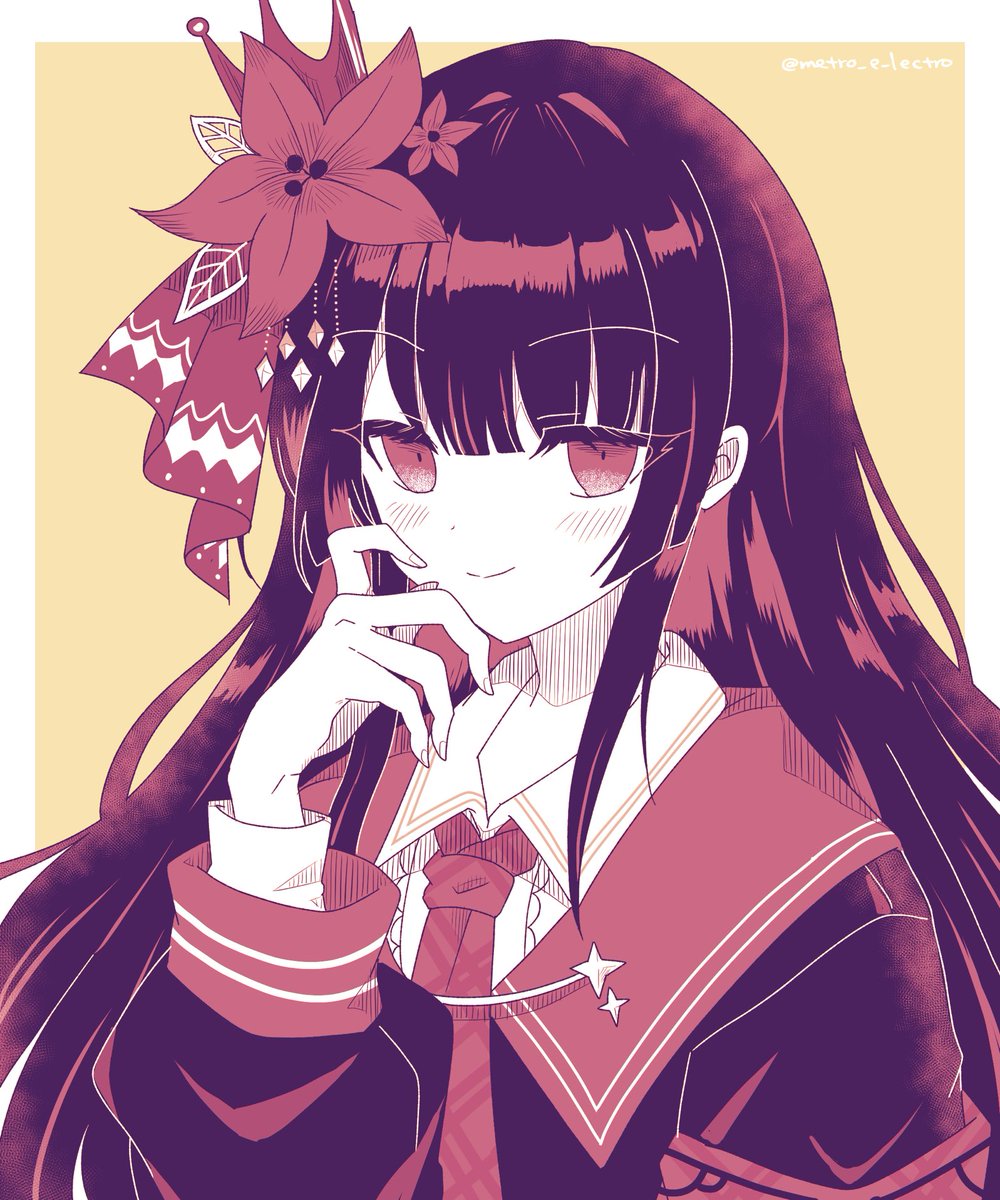 m3tro_e_lectro's tweet photo. デフォルメ・バストアップ絵のサンプルです✍️ https://t.co/PVVCelUwHQ