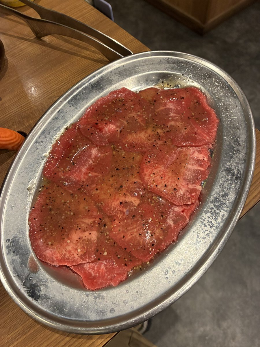 SteelNose's tweet photo. 岐阜最終日は焼肉 https://t.co/prga0jZcaT