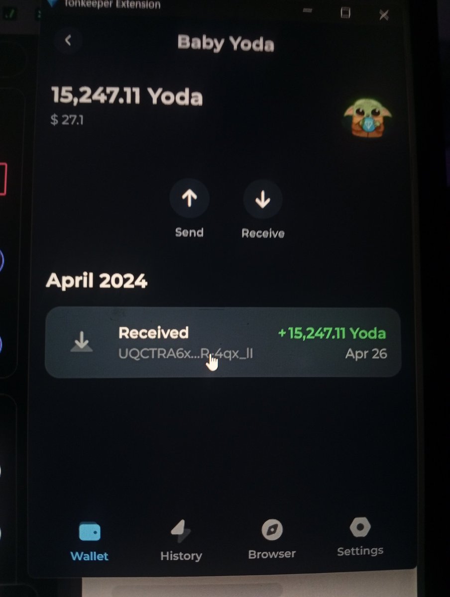 JacobOloba's tweet photo. This is hilarious 🤣  imagine holding $2 worth of  @yodaonton  since 2024...

Now at $27...

What pumped you?? https://t.co/WHHqHugi4z