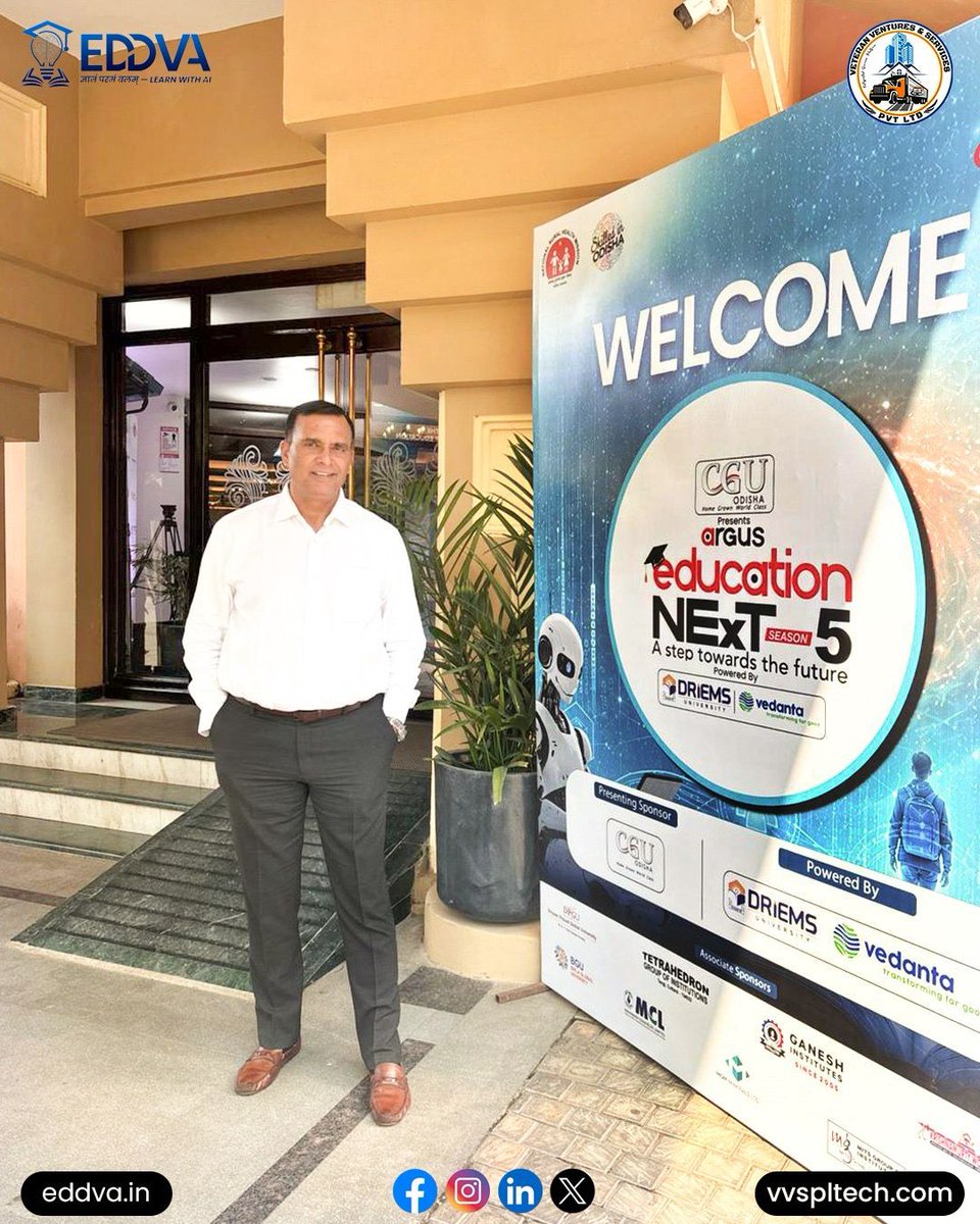 vvspl1's tweet photo. Honoured to be part of Education Next Season 5 by Argus. 

Grateful for the opportunity to interact with distinguished leaders, including Shri Sampad Chandra Swain, Dr. Mukesh Mahaling, Shri Kaliprasanna Mahapatra, Mr. Tridib Behera, and Mr. Siddharth Sankar Rout. https://t.co/a4cYHCP4e8