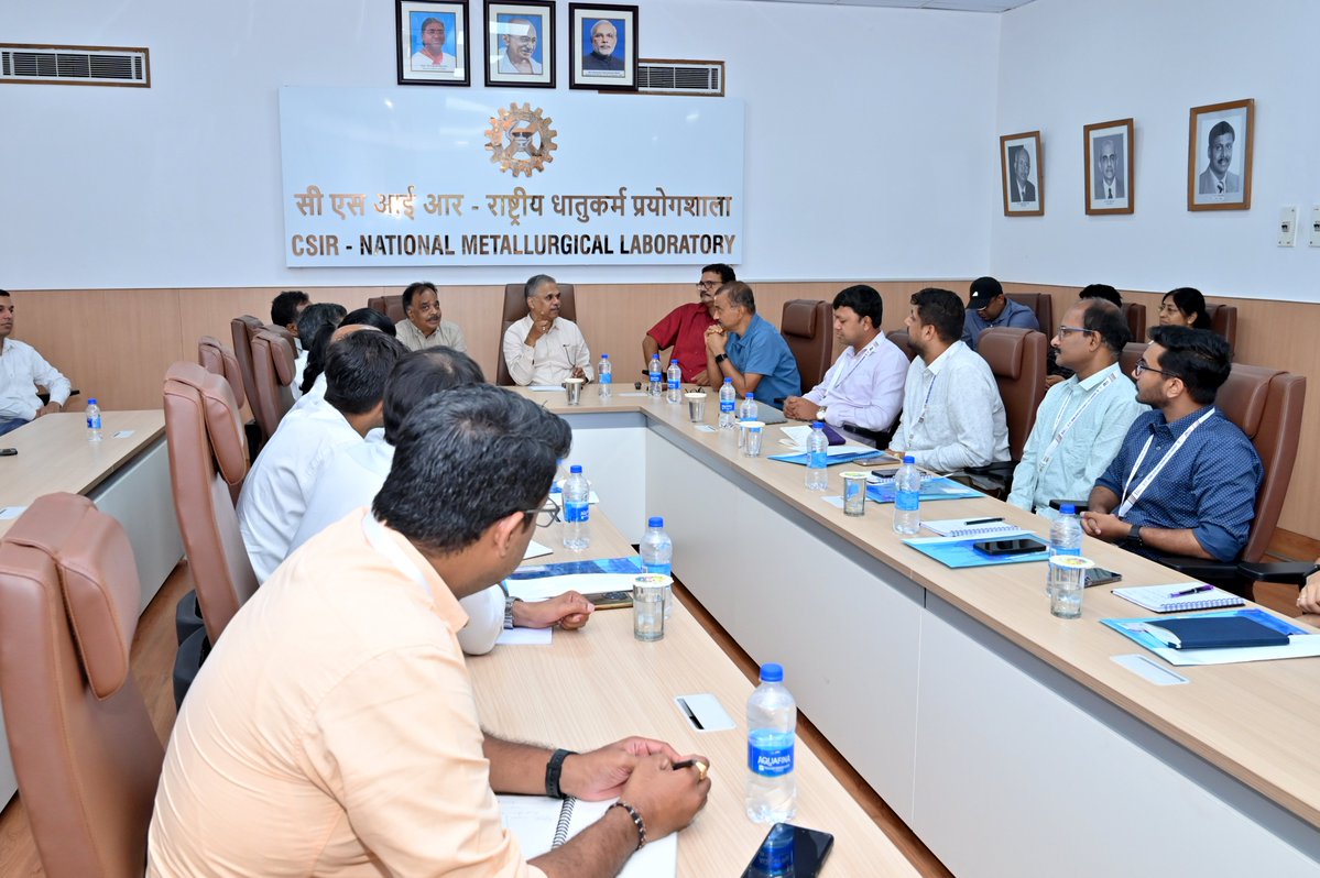 CSIR_NML's tweet photo. A Program on "Skill development of Master Trainers (Rekart and TERI) to recycle PCBs (E-waste)" sponsored by MeitY, GOI, organised today at CSIR-NML. and it is a joint mega project between CSIR-NML, CIPET Bhubaneswar and C-MET Hyderabad. 
@CSIR_IND @DrJitendraSingh @DrNKalaiselvi https://t.co/ppKQlM8a4f