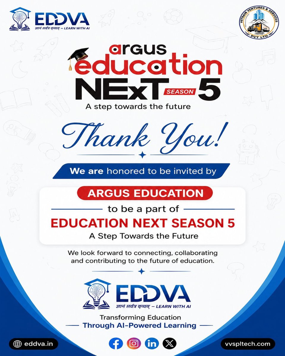 eddv_a's tweet photo. Honoured to be part of Education Next Season 5 by Argus.

Grateful for the opportunity to interact with distinguished leaders, including Shri Sampad Chandra Swain, Dr. Mukesh Mahaling, Shri Kaliprasanna Mahapatra, Mr. Tridib Behera, and Mr. Siddharth Sankar Rout. https://t.co/RKqYZxJqK5
