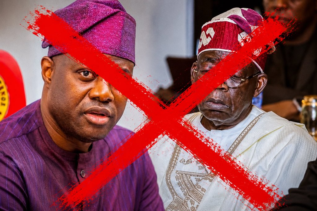 sowore's tweet photo. Oyo State Governor Seyi Makinde and Nigeria’s “President”, Asiwaju Bola Ahmed Tinubu have failed in their responsibilities at the state and national levels. In the face of persistent insecurity, kidnappings, and the inability to adequately protect lives and property, they should take responsibility for these failures and resign from office. #BringBackOurChildren